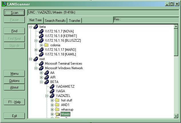 LanScanner Screenshot